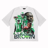 AJ Brown 11 Tee  Vintage Tee Graphic T-Shirt Sweatshirt Hoodie  Sport Tee - Gift For Fan
