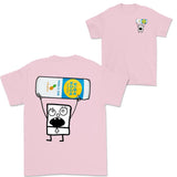 Doodlebob High Noon Pineapple Vodka & Soda  2 Sided T-Shirt, Funny Drinking T-Shirt, Summer T-Shirt, Full Color T-Shirt, Unisex T-Shirt, For Men, For Women, Gift For All Menswear Top