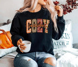 Cozy Season Sweatshirt - Tshirt - Hoodie, Women Fall Shirt, Christmas Shirts, Retro Fall Sweatshirt, Womens Fall Shirt, Get Cozy Sweatshirt, Christmas