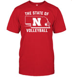 2024 Nebraska The State of Volleyball Shirt