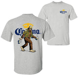 Bigfoot Corona Extra T-shirt, Corona Extra Shirt, 2 Sided Graphic Printed Unisex Classic Comfort Cotton T-Shirts for Men for Women Menswear Top Style001