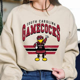 14. South Carolina Gamecocks NCAA Vintage Sweatshirt, Classic Crewneck Unisex Fan Gifts, Sports Team Apparel