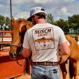 Busch Light Beer , BUSCH LIGHT FISHING TROUT T-SHIRT,  Casual Graphic Round Neck T-shirt for Summer, Fashion Top for Daily Wear Style001