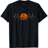 Basketball Basketball for men bball for boys T-Shirt Made in USA