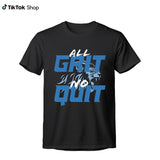 All Grit No Quit Shirt, Football T-shirt, Grit Shirt, Gifts For Football Fans
