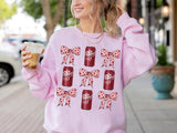 Dr Pepper Sweatshirt Hoodie, Dr Pepper Maroon Sweatshirt, Coquette Dr Pepper Shirt, Diet Coquette Sweater, Dr Pepper Shirts For Women, Dr Pepper Lover Gift, Soda Sweater, Dr Pepper Pink Bow Shirt, Trendy Pink Bow Sweatshirts