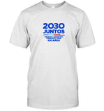 2030 Juntos Uruguay Argentina Paraguay Chile 100 Anos T-Shirt