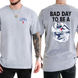Bad Day To Be A Michelob Ultra T-shirt 2-Sided, Men's Drink Shirt, Beer Drinking Tee, Funny Gift For Men, Classic Casual Menswear, Soft Cotton Tshirt Style001