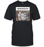 Cringey Tees Store Bugs When You Lift Up A Rock Shirt