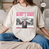Daddys Home Shirt/Sweatshirt/Hoodie, Retro Crewneck, Gift For MyFriends, Cotton, Womenswear Tops