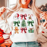 Coquette Christmas Shirt, Coquette Bow Shirt, Christmas Trending, Retro Holidays, Holiday vibes, Girly Christm