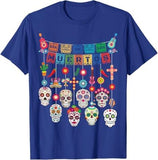Dia De Los Muertos Funny Day of the dead Hanging skulls T-Shirt Style001