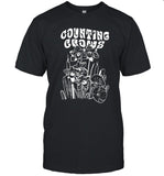 Counting Crows Black Flower T-Shirt New Limited