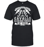 Dragon Strength Courage Wisdom Cavallo Blood Runs Through My Veins shirt
