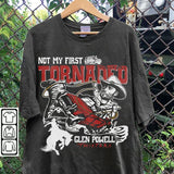 Blvckstyle Not My First Tornado Shirt, Twisters With Glen Powell Retro Movie Poster Vintage Unisex Shirt