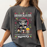 Demon Slayer team Shirt, Tanjiro Nezuko Zenitsu Inosuke Shirt,Demon Slayer t-shirt, Kimetsu no Yaiba Shirt, Anime sweatshirt hoodie, Anime lover t-shi