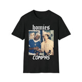Chalino Sanchez Tupac Together Homies Compas 90's Retro Vintage Unisex T-Shirt, Unisex Cotton T-Shirt Gift For All