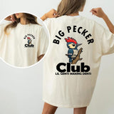 Big Pecker Club Men's T-shirt, Vintage tee, Gift For Men, Unisex Shirt Classic Cotton