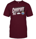 Arkansas Razorbacks Blue 84 2023 SEC Women's Indoor Track & Field Champions T-Shirt