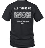 All Things Go Skeleton Cowboy Dancing Painting t-shirt