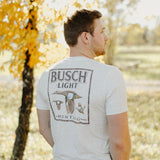 BUSCH LIGHT, BUSCH LIGHT HUNTING CAMO DUCK T-SHIRT, For Men, For Women, Casual Graphic Round Neck T-shirt for Summer, Fashion Men's Top for Daily Wear Style001