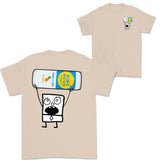 Doodlebob High Noon Pineapple Vodka & Soda  2 Sided T-Shirt, Funny Drinking T-Shirt, Summer T-Shirt, Full Color T-Shirt, Unisex T-Shirt, For Men, For Women, Gift For All Menswear Top