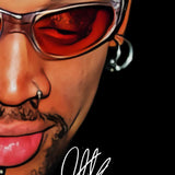 Dennis Zig Zag Red Hair Hollywood 90's Vintage Design T-Shirt Basketball Streetwear Style001