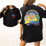 Big Peckers Club Ocean City Maryland Member Only Rooster Funny t-shirt Large,Funny Tee, Vintage Tee, Unisex Style001