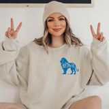 Detroit Football Sweatshirt, Sunday Football Sweatshirt, Vintage Football Sweatshirt