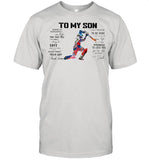 Cricket Dad To My Son Love You Colors shirt