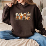 Coffee Pumpkin Halloween Crewneck Sweatshirt Hoodie Tshirt, Halloween 2024 Gifts