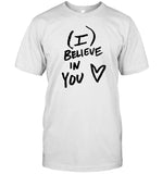 Dj Scheme Wearing I Believe In You Shirt