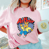 Arthur Non Distressed Arthur Waving Logo Stroke Shirt, Arthur and Friends Shirt, Arthur Marc Brown, Arthur's Adventure Tee, Children's Character Affir
