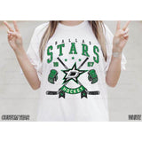 Dallas Sweatshirt Crewneck, Vintage Stars shirt, Dallas Hockeys' Fan shirt, Hockeys' Tee, Stars Sweatshirt
