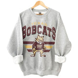 36. Texas State Bobcats Vintage NCAA Sweatshirt, University Sports Team Apparel, Classic Hoodie Gear for Fans