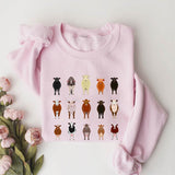 Cows Crewneck Sweatshirt, Hoodie, T-shirt