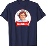 Big Deborah Cotton T-Shirt, For Men, For Women, Casual sweashirt hoodie tshirt shirt Collar Fabric