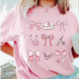 Coquette RN Shirt, Nurse Graduation Gift, Pediatric Nurse Shirt, NICU Nurse Shirt, Icu Rn, ER Nurse Tee, Nurse Practitioner, nurse shirt