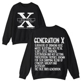 Custom Year Generation X Memories 2 Side T-shirt, Gen X 1965-1980 Shirt V8