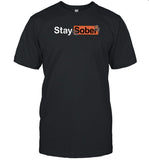 D'Aydrian Harding Halloween Stay Sober Skeleton 2024 Shirt