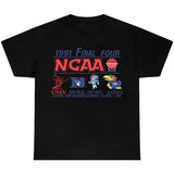Duke Univ Unc Kansas 1991 Final Four NCAA T-Shirt, Full Color T-Shirt, Unisex T-Shirt, For Men, For Women billabongshirts Style001