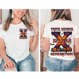Custom Est.Year 1965-1980 GenX 2 Side Halloween Shirt, GenX T-shirt, Proud Member The Generation X Shirt Style001