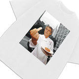 Anthony Bourdain T Shirt Parts Unknown Foodie Fan Shirt Graphic Tee Tribute Crewneck Cotton Menswear T-Shirt Style001