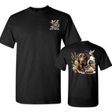 Duck Hunter Double-Sided T-shirt, Trendy Hunting Tee for Men and Women, Perfect Outdoor Gift