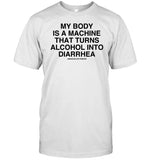 Assholes Live Forever My Body Is A Machine That Turns Alcohol Into Diarrhea Shirt