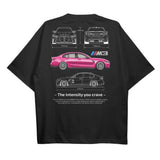 Drive in Style Car-Themed T-Shirts, G80 M3 T-Shirt, G80 M3 Technical Specs T-Shirt, Ride the Style, Racing Shirt, Sport Car Shirt Top Menswear