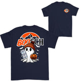 Boosh Light Cute Boo Ghost Halloween 2 Sided T-Shirt, Busch Light Halloween Shirt For Men And Women, Halloween Cute Ghost Trendy Shirt
