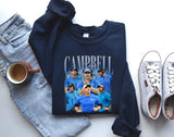 Dan Campbell Sweatshirt, Dan Campbell Classic 90s Graphic Unisex Cotton Streetwear Casual Round Neck Cotton Crewneck  Sweatshirt
