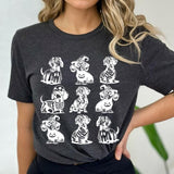 Dachshund Halloween Shirt, Dog Halloween Graphic Tee, Wiener Dog, Dachshund mom, Dachshund fall, Dog mom crewneck, Wichy Shirt, Spooky Vibes