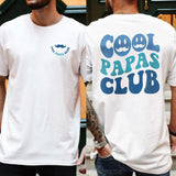 Cool Papas Club Shirt for Men, Cool Grandpa T-Shirt, Funny Papa Shirt, New Grandpa Gifts, Grandpa Birthday Gift, Best Dad Gift for Him